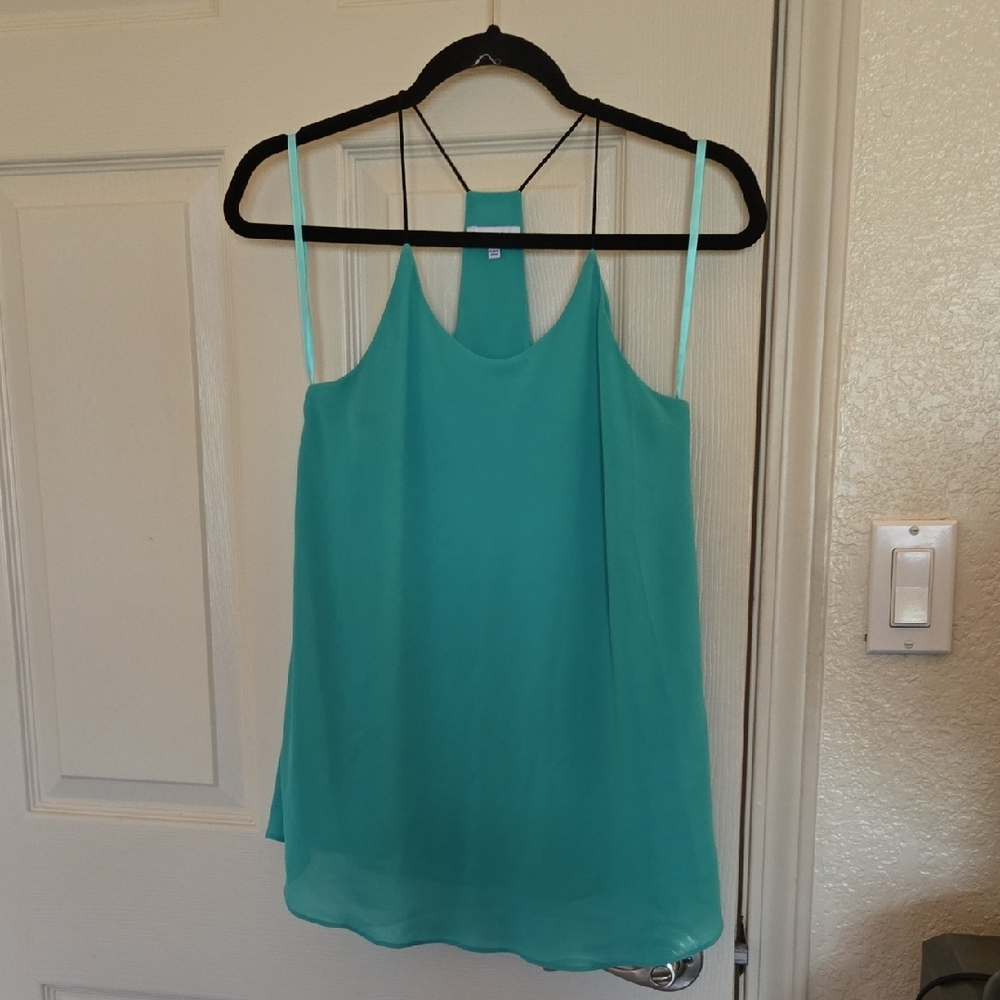 Naked Zebra Teal Green Casual Top